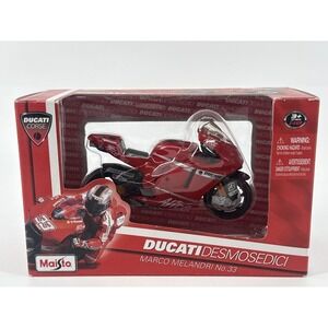 Maisto 1:18 Ducati Desmosedici Marco Melandri #33 Diecast MotoGP Bike 31567